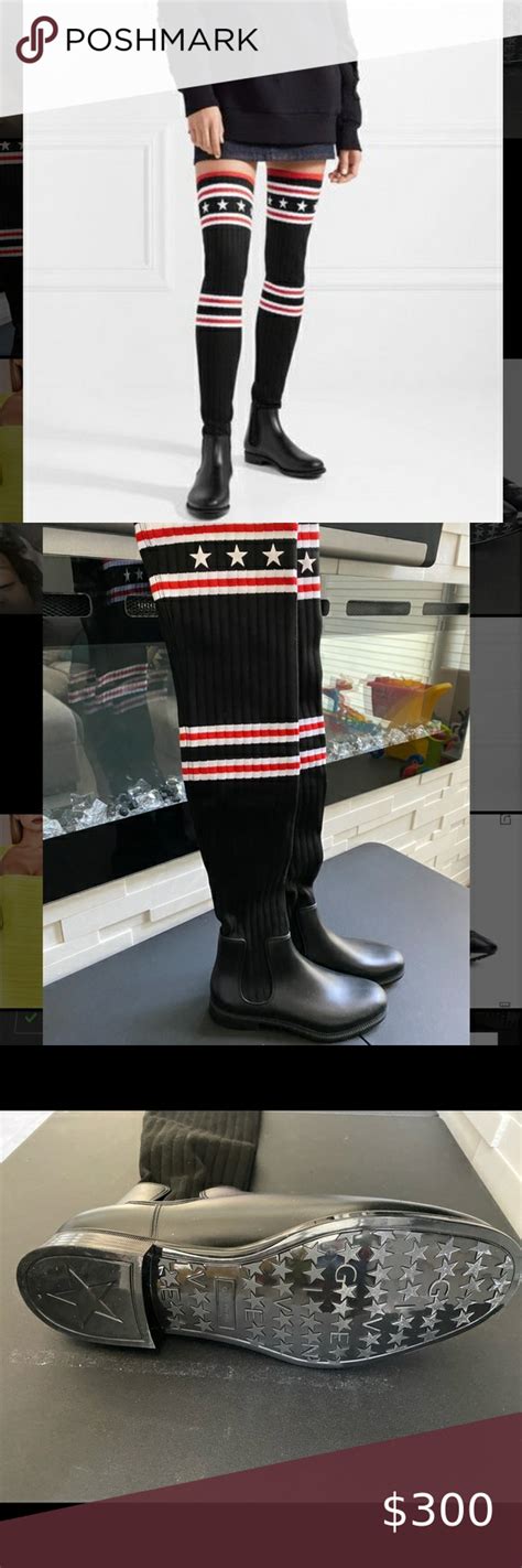 givenchy boots replica uk|givenchy thigh high sock boots.